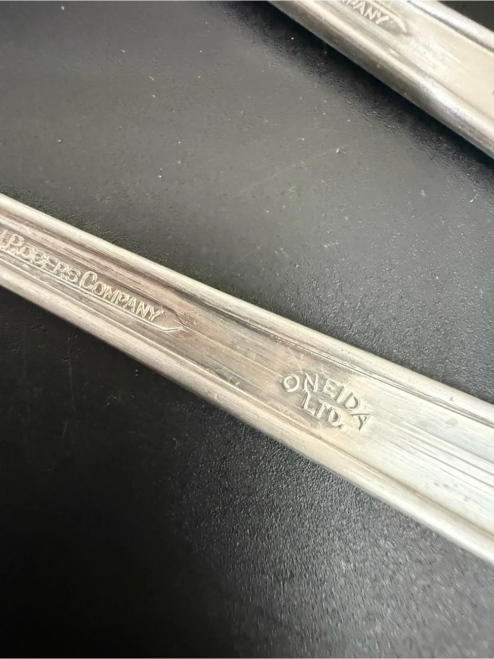 6pc Vintage ONEIDA Simeon & George Rogers Co. Silver Rose Silver-plate Teaspoon
